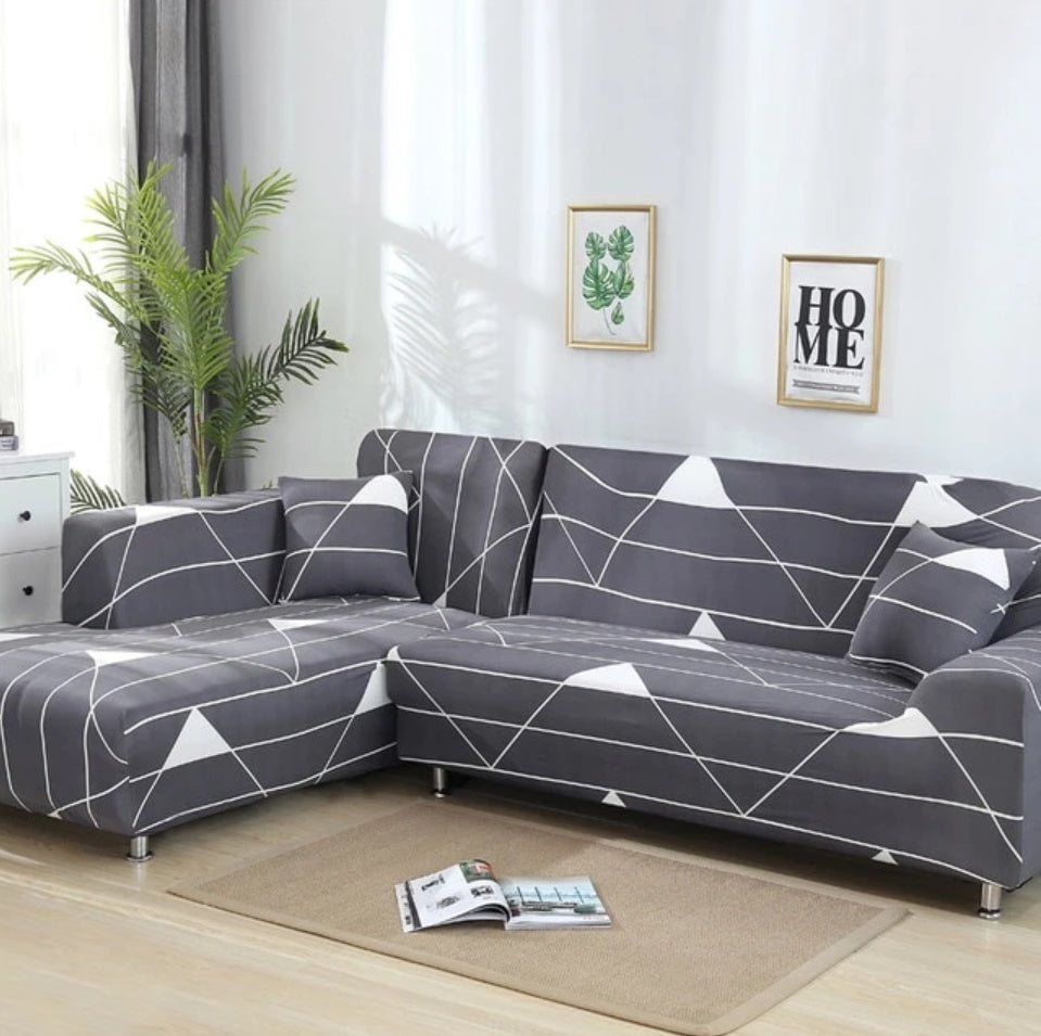 L shaped Sectional Couch Cover Sofa Set